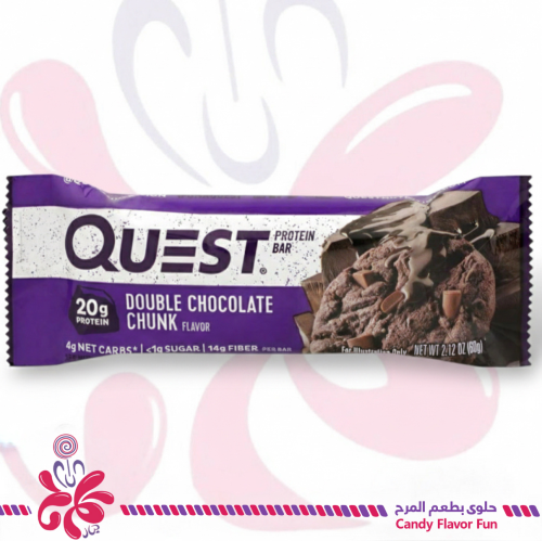 لوح بروتين كويست (Quest) بنكهة قطع الشوكولاتة المز...