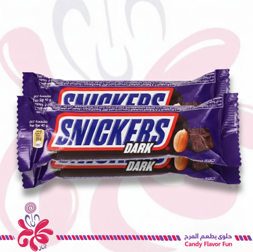 شوكولاتة سنيكرز دارك 3*42جم