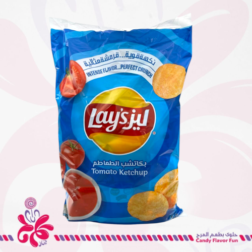 كيس رقائق البطاطس بنكهة كاتشب الطماطم 21 حبة