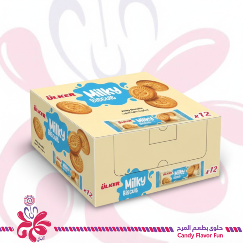 بسكويت ميلكي من اولكر 12*36جم