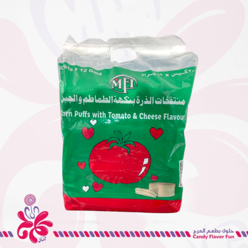 زمزم منتفخات الذرة بنكهة الطماطم والجبن 12جرام × 3...