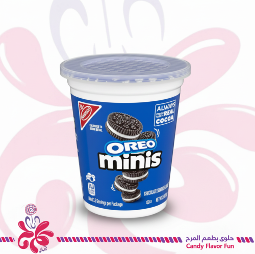 بسكويت ساندويتش شوكولاتة ميني أوريو من نابيسكو