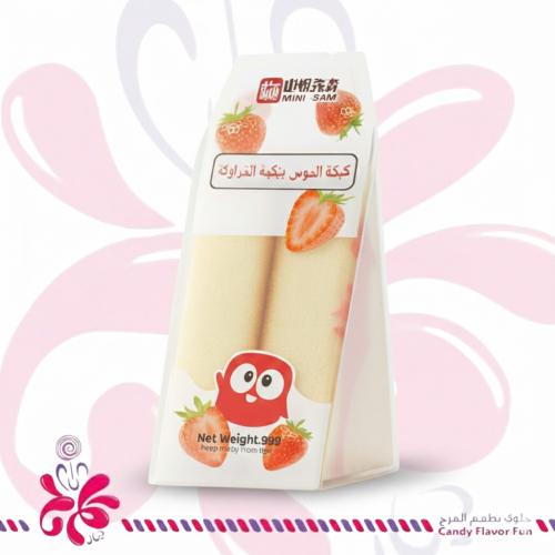 كيكة الموس بنكهة الفراولة 95جم