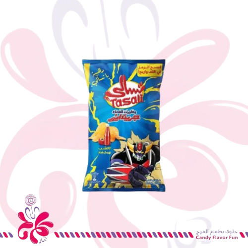 تسالي رقائق البطاطس بالكاتشب 155 جرام