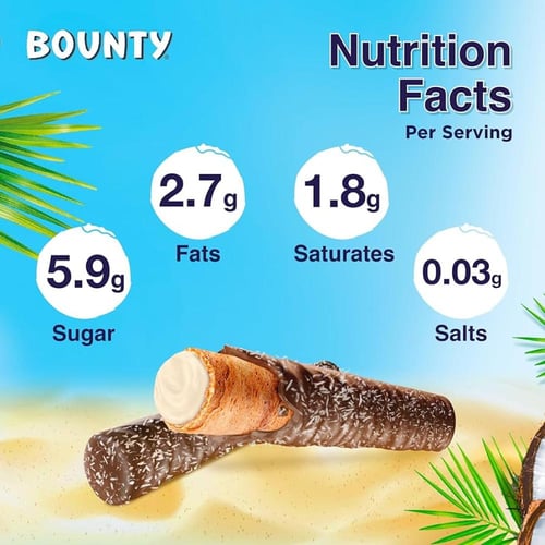 لفائف ويفر باونتي بجوز الهند 4*22.5جم