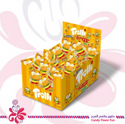 حلوى جيلي ميني برجر من ترولي 36*12جم