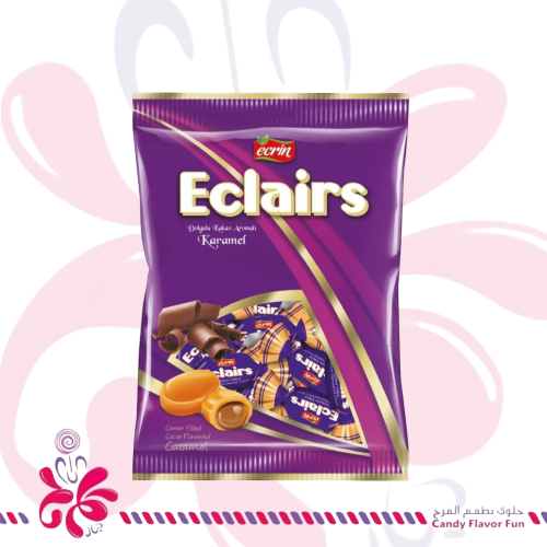 حلوى إكلير بالكراميل محشوة بالكاكا 250جم