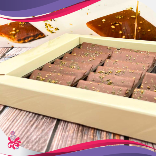 ماكس4-شرائح بسكويت بالشوكولاتة البلجيكية مع رشة زع...