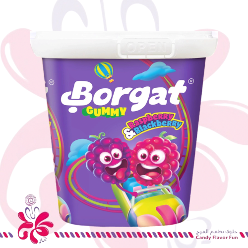 بورقات® حلوى جلي توت مشكل 160جم