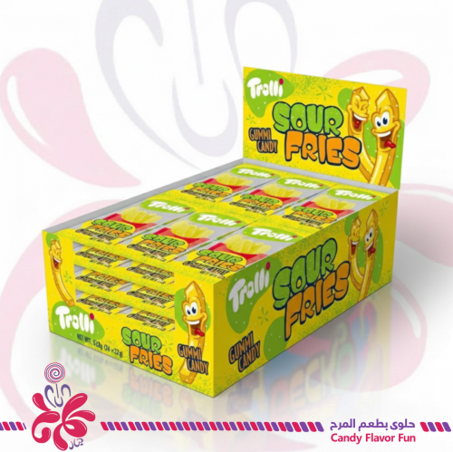 حلوى البطاطس المقلية الحامضة ترولي 24*22جم