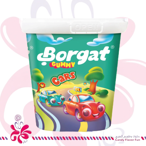 بورقات® حلوى جلي سيارات 160جم