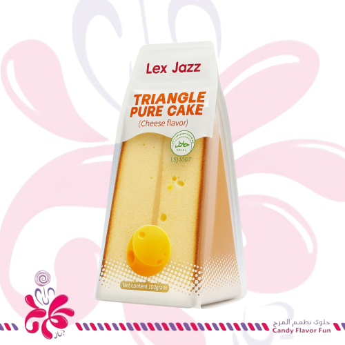 كيك بيور مثلثة بنكهة الجبنة من Lex Jazz.