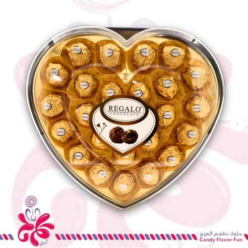 ريجالو شوكولاتة بالحليب محشية بالكريمة 24 *300 جم