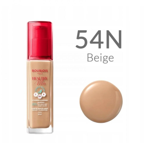 كريم أساس للوجه هيلثي ميكس N54 بيج من بورجوا 30 مل