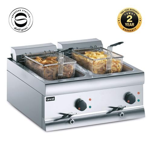 (LINCAT-DF612) قلاية كهربائية بخزان مزدوج وسلتين