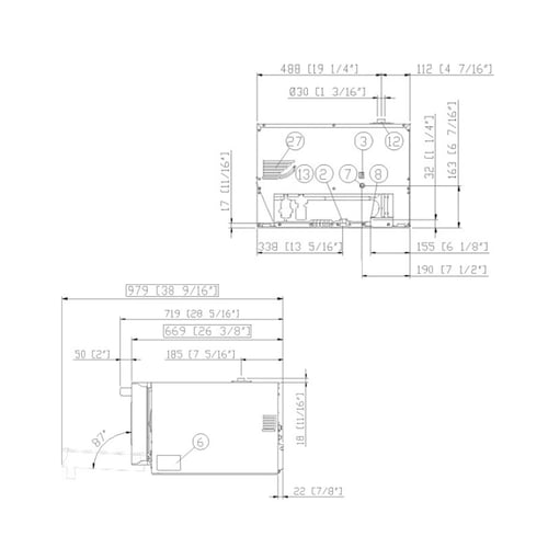 فرن حراري اونكس أريانا يتسع لأربع صواني UNOX XEFR-...