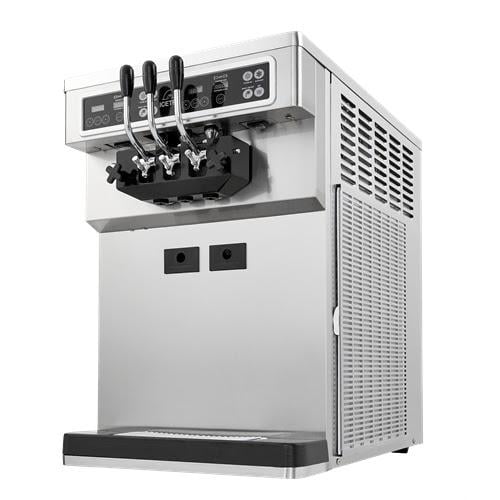 ماكينة آيس كريم طاولة بنكهتين مع لفه واحدة من ICET...