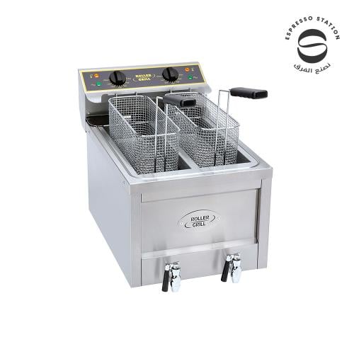 قلاية كهربائية احترافية بخزان مزدوج سعة 8 لتر مع ن...