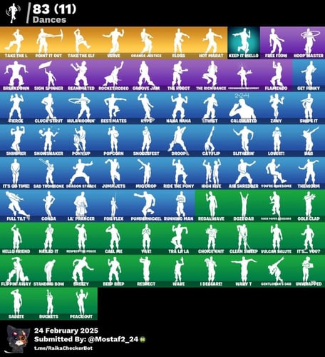 حساب شيطون+١٠٨ سكن+٨٠ رقصة اساسي يربط