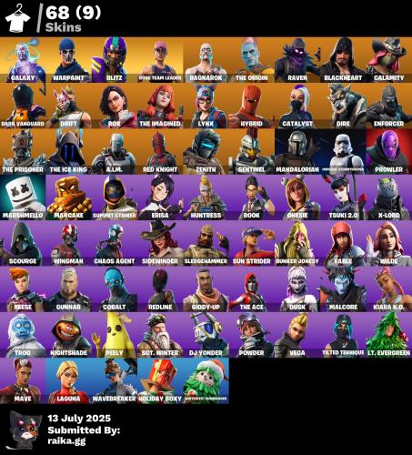 حساب فورت فخم جلاكسي طور الزومبي