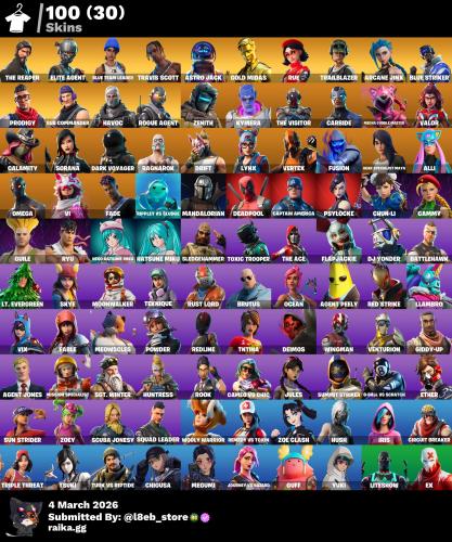 حساب سكن رو وترافيس سكوت واركين جينكس