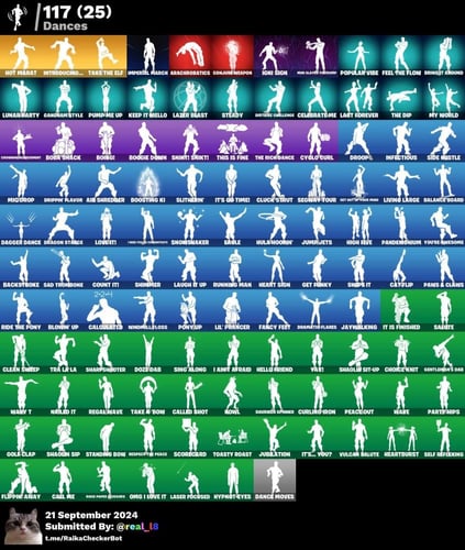 حساب ١١٦ سكن+١١٧ رقصة اساسي يربط مع كامل المعلومات