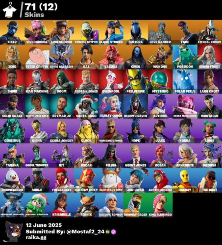 حساب 71 سكن + 114 رقصة اساسي يربط