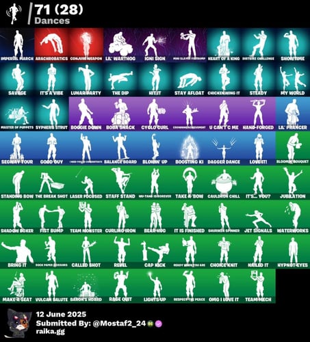 حساب 58 سكن + 71 رقصة اساسي يربط