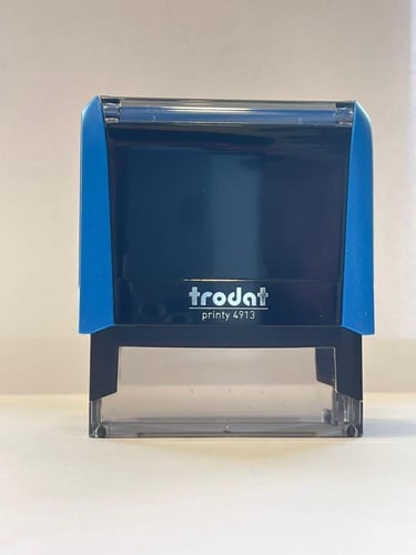 ختم TRODAT ازرق عرض 5.8 سم