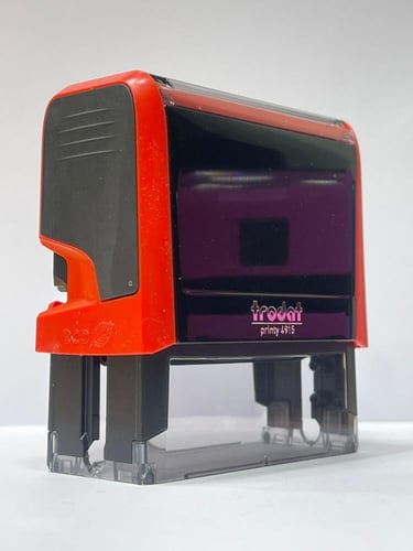 ختم TRODAT احمر عرض 7 سم