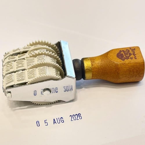 ختم تاريخ فقط ميلادي خشبي