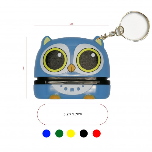 ختم كرتوني ذاتي التحبير - أزرق