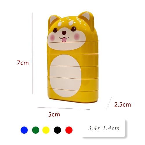 ختم كرتوني اصفر 5 طبعات