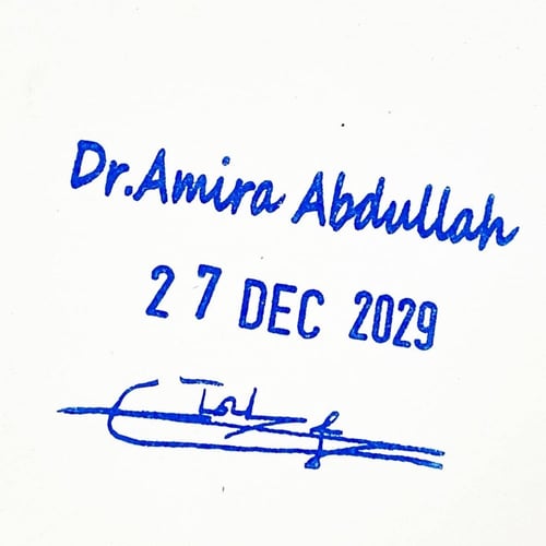 ختم تاريخ ميلادي صغير ( 3 سم في 2 سم)