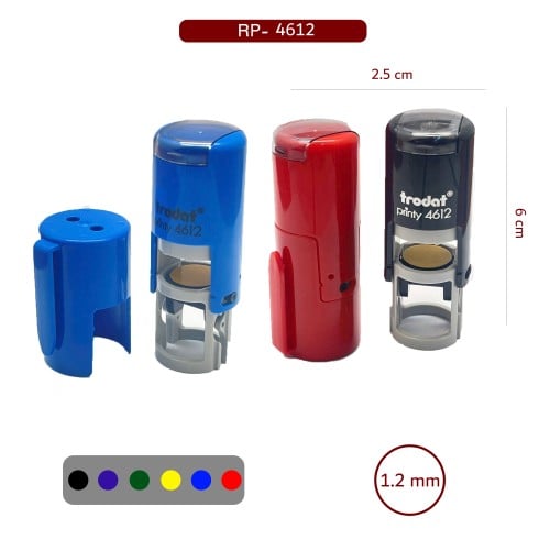 ختم TRODAT دائري صغير قطر 1.2سم