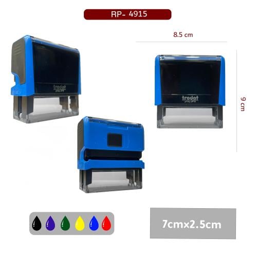 ختم TRODAT ازرق عرض 7 سم