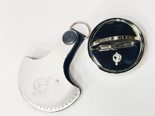 ختم جيب روسي ابيض (قطر 4cm)