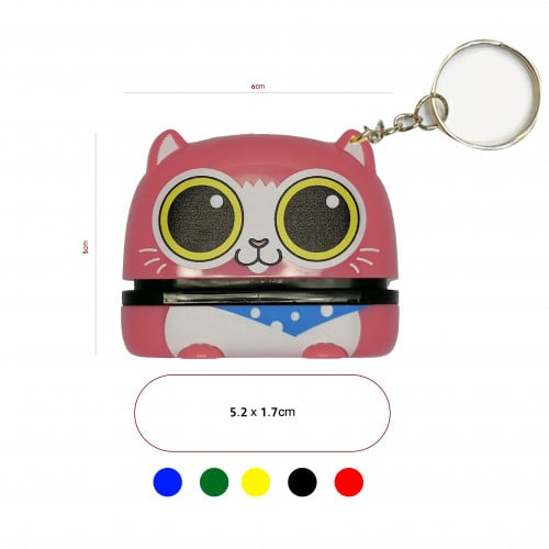 ختم كرتوني ذاتي التحبير - وردي