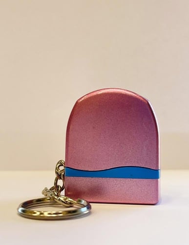 ختم ميدالية - وردي