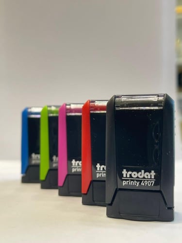 ختم TRODAT مستطيل صغير عرض 1.3سم