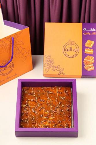 طبقات الكراميل زي اللوز