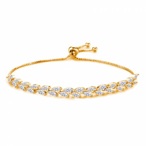 Pavé Bracelet | Gold