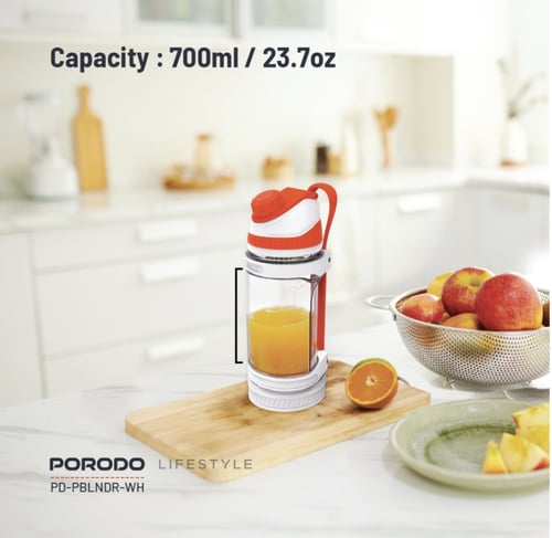 بورودو - خلاط محمول 700مل بقوة 240W - ابيض او اسود