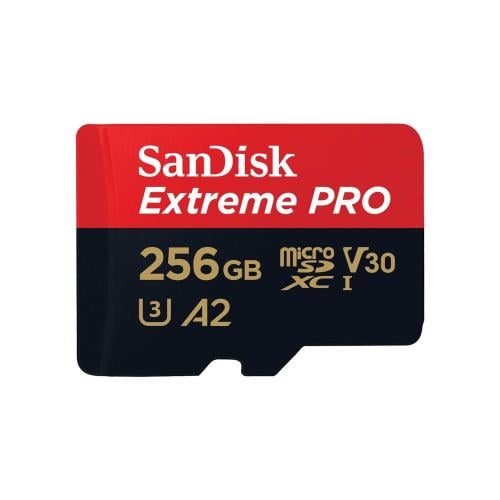 ذاكرة SanDisk Extreme PRO microSDXC 256GB مع محول...