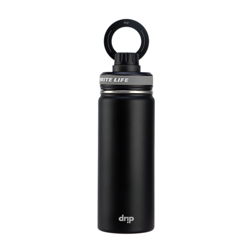 Drip قارورة ستانلس ستيل مع MagSafe – أسود