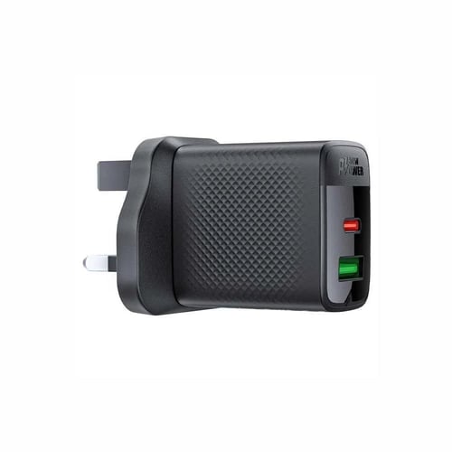 AceFast A7 شاحن جداري بقوة 30W بمنفذ USB-C ومنفذ U...