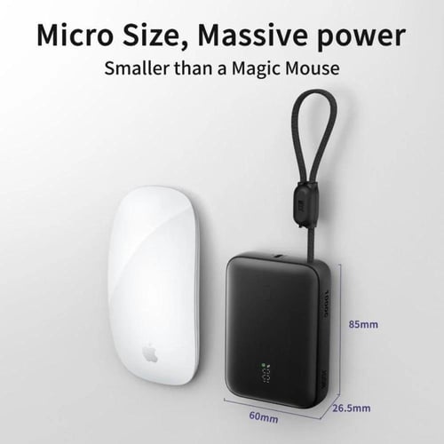 جودا باور بانك بسعة 10000mAh 22.5 واط مع كابل مدمج...