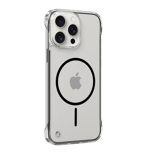 دريب غطاء MagSafe شفاف بدون إطار لأجهزة iPhone 15...