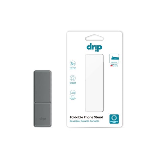 قاعدة جوال قابلة للطي – رمادي غامق