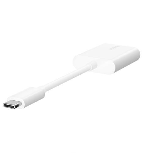 بيلكن - وصلة بمنفذين تايب سي - ابيض